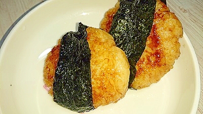 ごはんで作る磯辺焼き