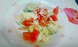 ゆで卵で、簡単美味しいサラダ♪