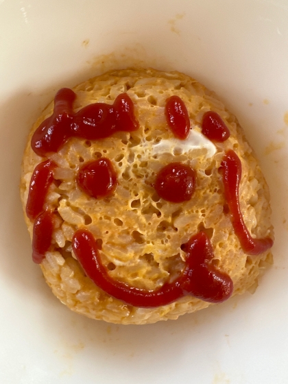 レンジで簡単オムライス　幼児食