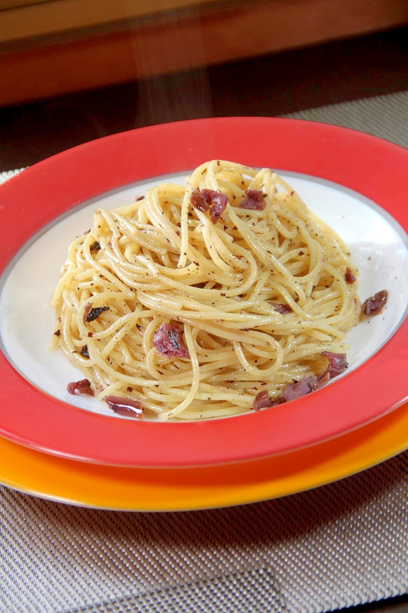 使い切りレシピ『しば漬けパスタ』