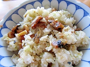 穴子雑魚寿司飯