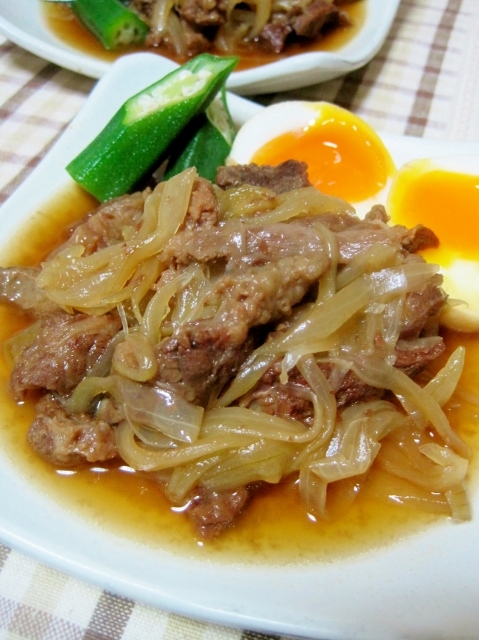 うますぎ♪とろとろ牛すじ＆たまねぎ煮