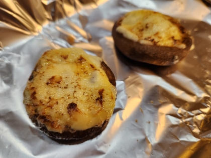 お弁当に！簡単☆しいたけのマヨチーズ焼き