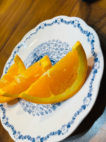 一番食べやすいオレンジの切り方