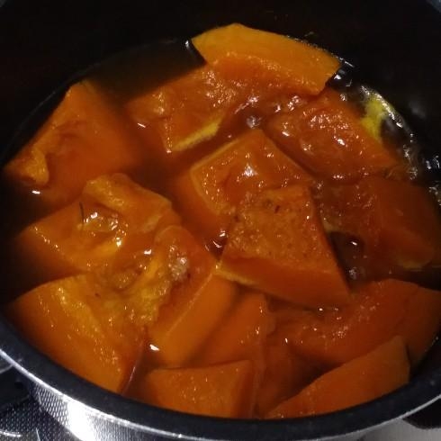 昆布だしで炊く美味しい南瓜の煮物