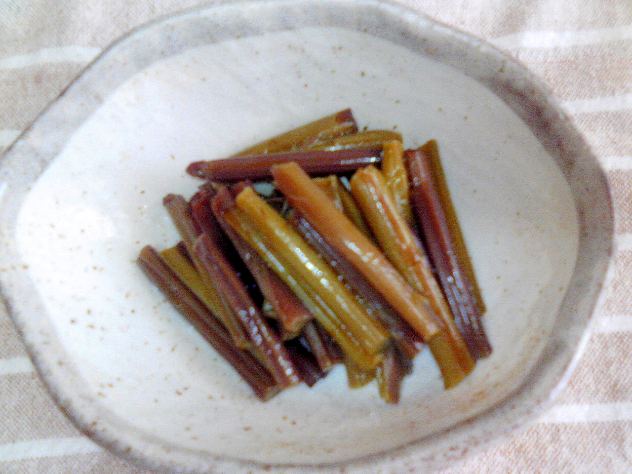 わらびの酢漬け