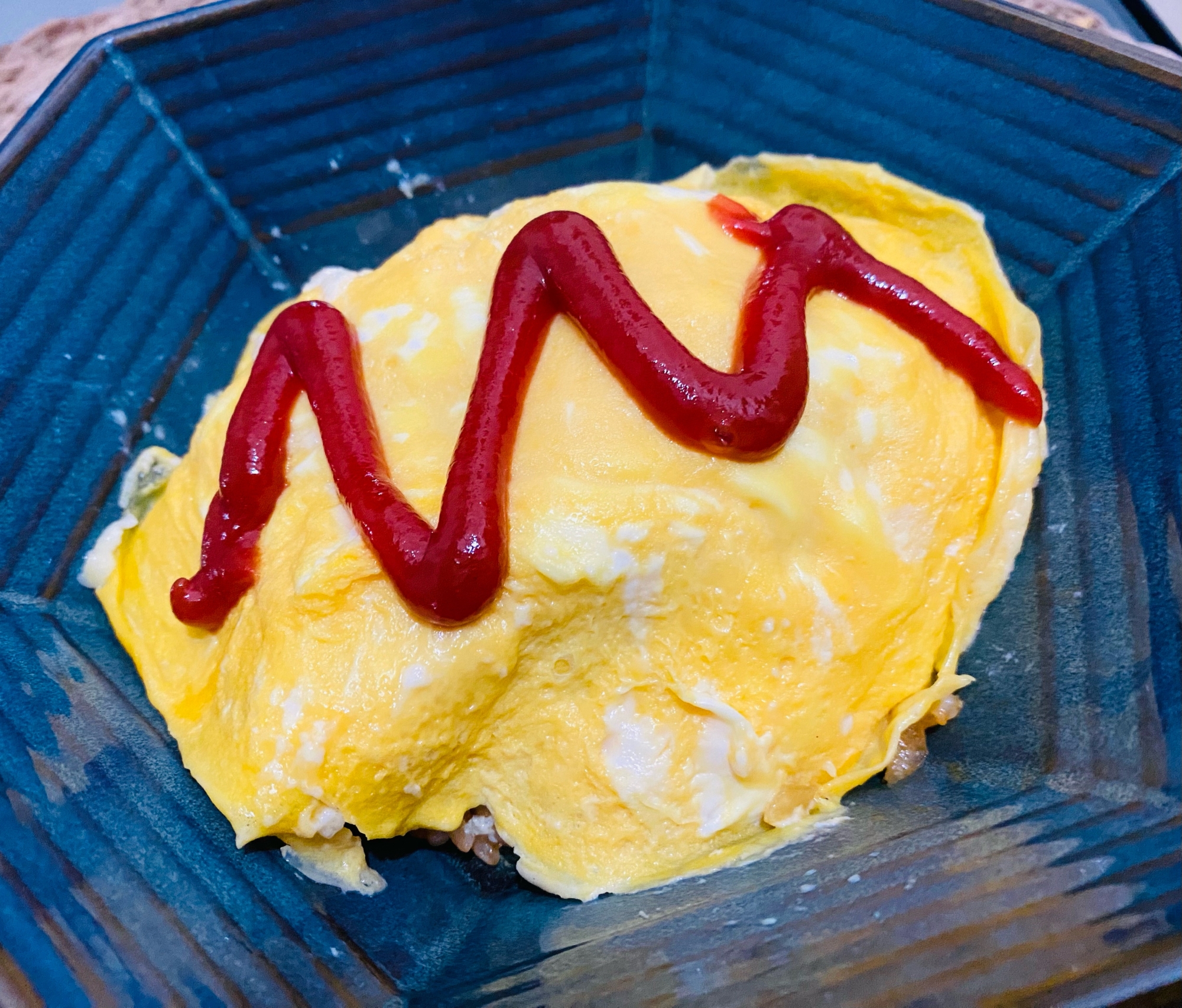 レンジで簡単♡オムライス