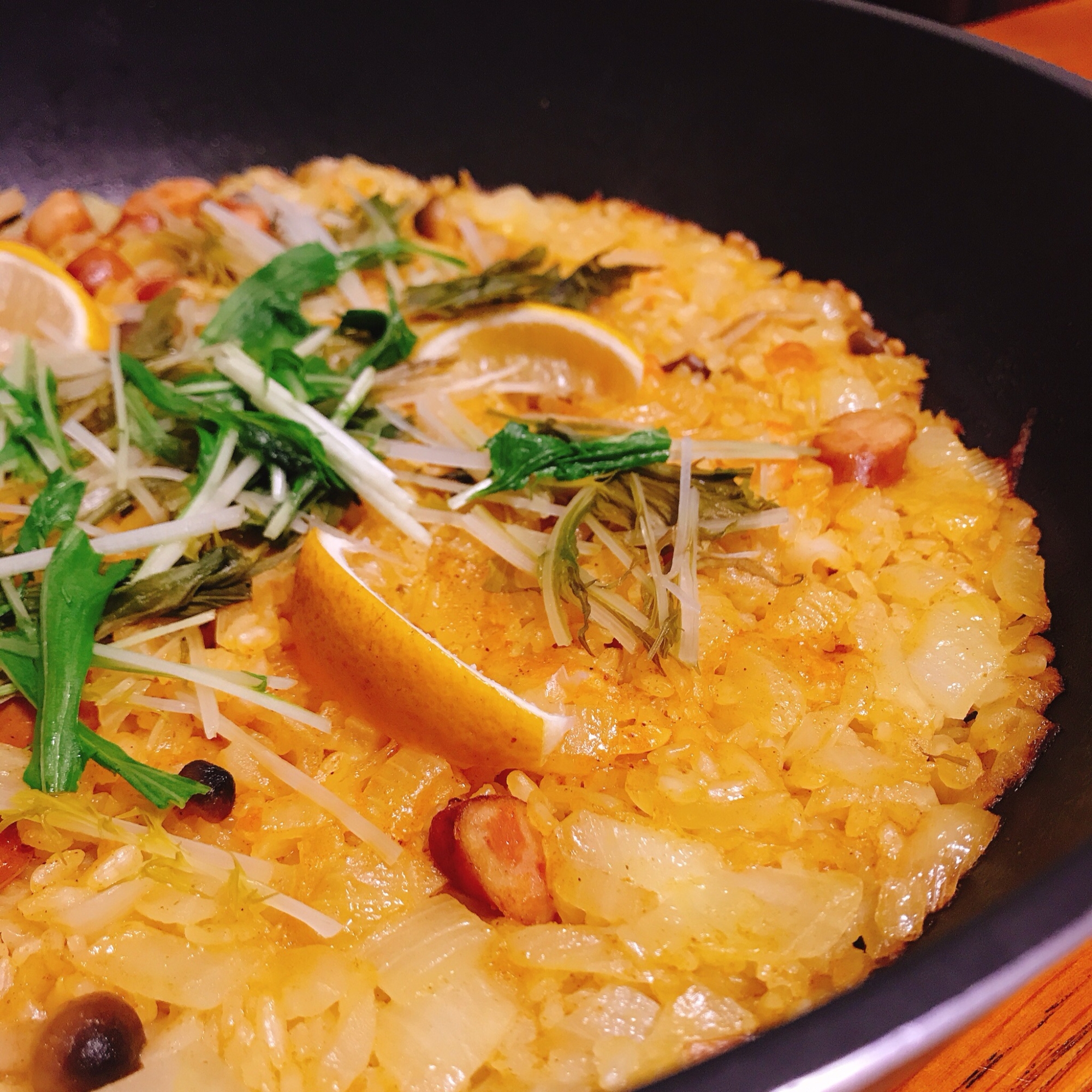 揃えやすい食材&無洗米で作るパエリア