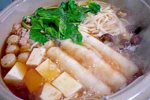 秋田名物　「きりたんぽ鍋」　♪♪