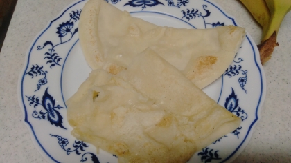 卵なし牛乳なしでクレープ