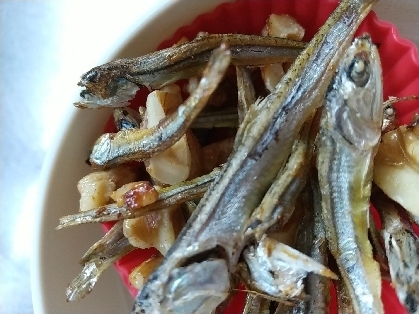 食べる煮干しで簡単クルミ田作り