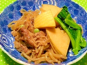 郷土食☆孟宗筍と牛肉の煮物