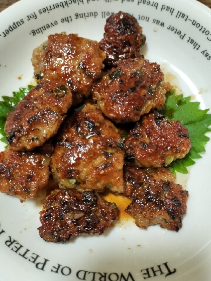 大葉香る♪簡単ふわふわ豆腐鶏つくね☆
