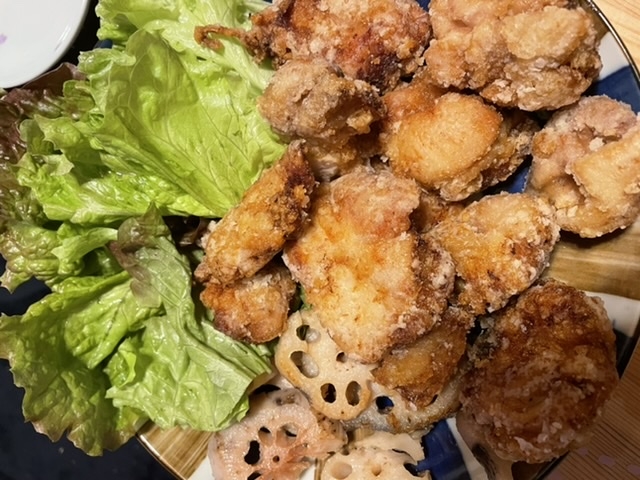 茅乃舎のだしパックで鶏の唐揚げ
