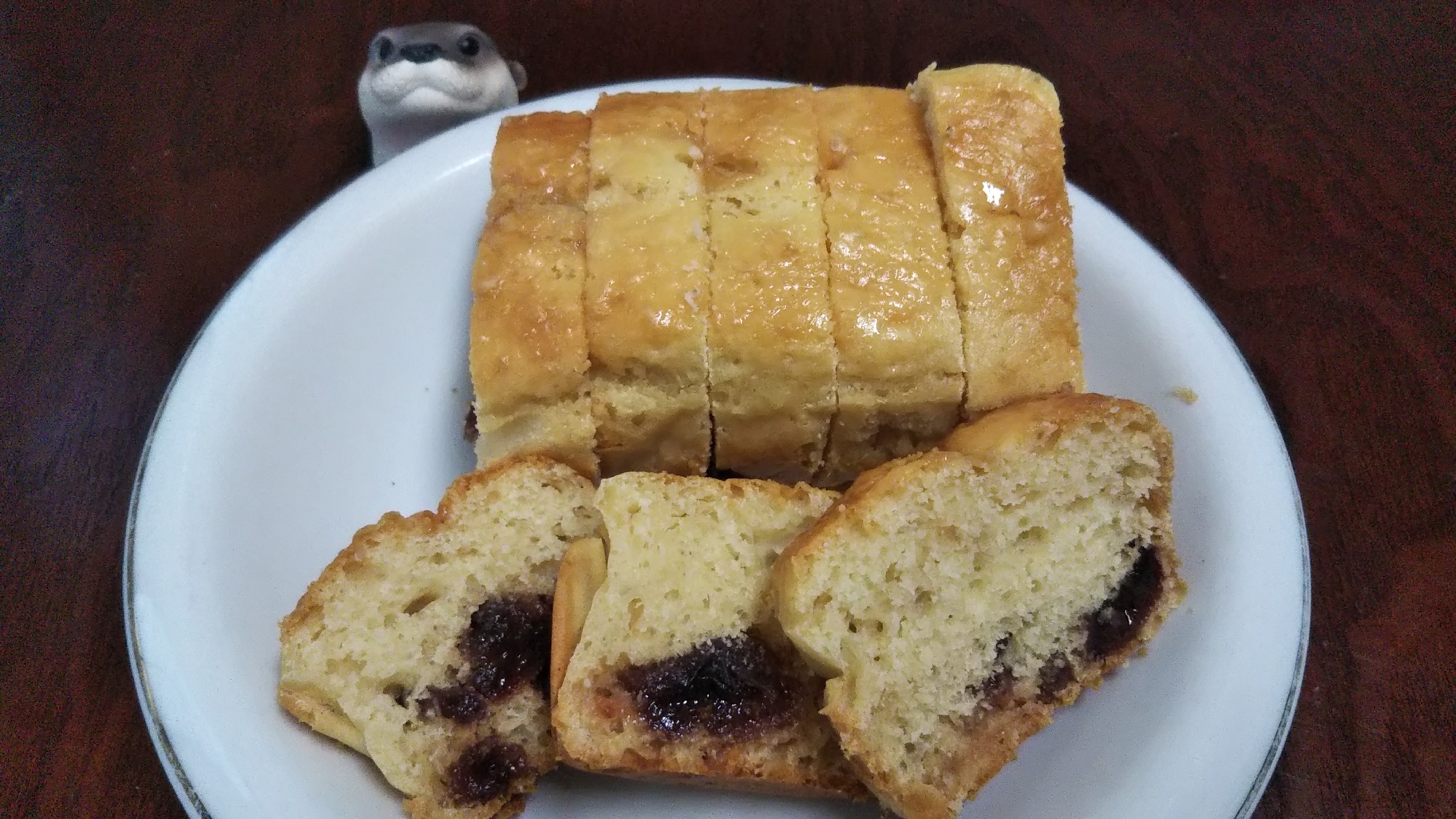 HMで簡単☆ぶどうジャムのパウンドケーキ